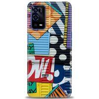 Oppo A55 Kılıf HD Baskılı Kılıf - Grafiti + Tam Ekran Koruyucu