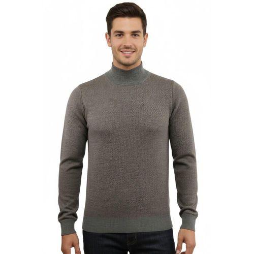 Erkek Yarım Balıkçı Kazak Çelik Örgü Regular Kalıp 5206B BGL-ST04853