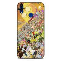 Huawei Honor 8C Uyumlu Kılıf Rick And Morty (37) Silicone Cover Slick Morty