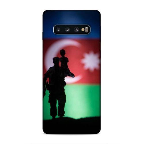 Samsung Galaxy S10 Uyumlu Kılıf Azarbaijan (14) Lansman Kılıf Asker Bayrak