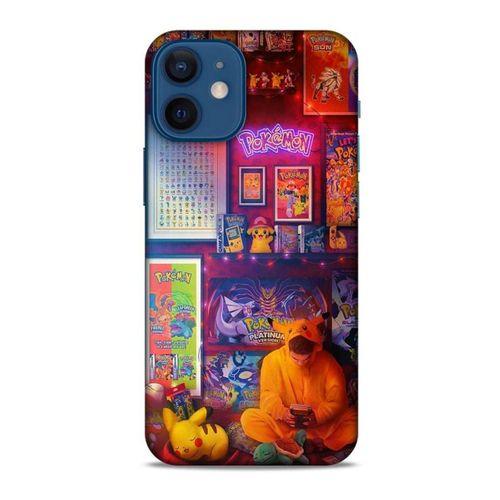 Retro (27) Desen Tasarımlı Kılıf Renkli Apple iPhone 12 Mini Kılıf