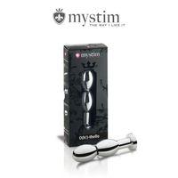 Mystim O(h!)-thello Çelik Anal ve Vajinal Elektirikli Dildo