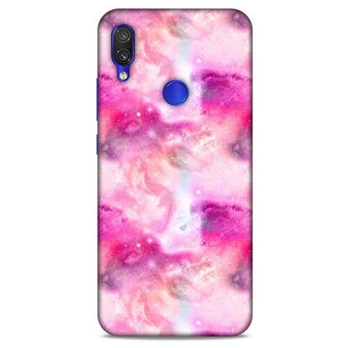 Mermer Desenli (5) Tema Koruma Kabı Fuşya Xiaomi Redmi Note 7 Kılıf