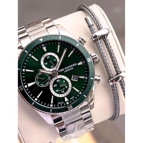Lee Cooper İtalyan Tasarım Bileklik Hediyeli 2 Yıl Garantili 5 Atm Erkek Kol Saati ELC.08326.370
