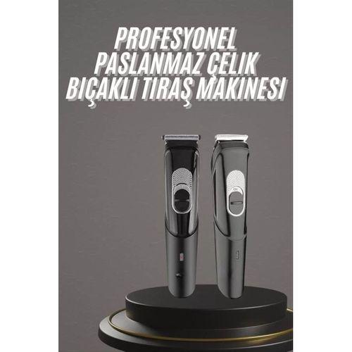 Pro Şarjlı Saç Sakal Tıraş Makinesi Ense Kesme Makinesi Lazer Öncesi Kısaltma