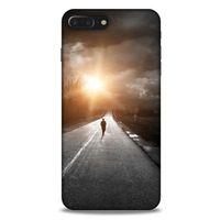 Apple Iphone 7 Plus Kılıf Depresyon (38) Neo Hybrid Kılıf Yeşil Kırmızı Mor