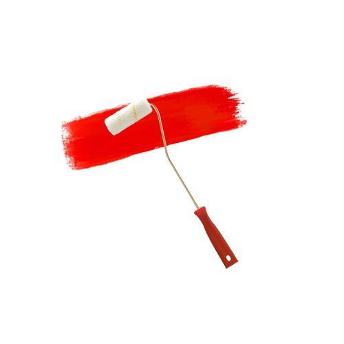 Mini Boya Fırça Seti 10 Cm Rulo Fırça 6 Adet Yedek Rulo Hediyeli Duvar Boyama Atı