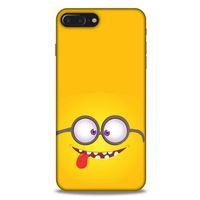 Emojix (86) Apple Iphone 7 Plus Kılıf Silikon Kapak Desenli
