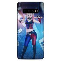 Samsung Galaxy S10 Plus Uyumlu Kılıf Harley Quinn (31) TPU Kılıf Lavanta mavisi
