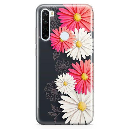 Xiaomi Redmi Note 8 Kılıf Papatyalar Acarken Arka Kapak Koruma Desenli Full Koruyucu