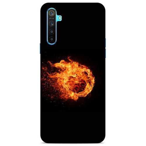 Lopard Oppo Realme 6i Uyumlu Kılıf FireX (29) Arka Koruma Kılıfı Ateş Topu