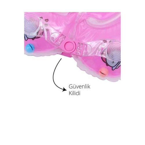 Deniz Havuz Emniyet Kilitli Bebek Yüzme Boyun Simidi Pembe