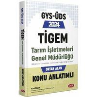 2024 Tarım İşletmeleri Genel Müdürlüğü TİGEM GYS Konu Anlatımı Data Yayınları
