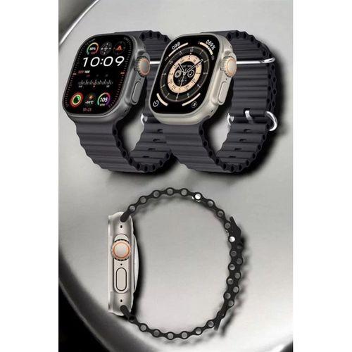 Yeni Nesil Ultra Akıllı Saat Titreşimli, Uyku & Sağlık Takibi, Çift Kordon