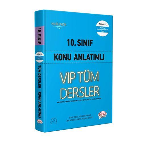 10. Sınıf VİP Tüm Dersler Konu Anlatımlı Editör Yayınları