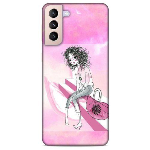 Lopard Samsung Galaxy S21 Plus Uyumlu Kılıf Sokak Modası (85) Fit Design Kılıf