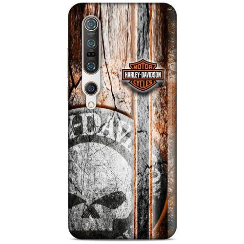 Xiaomi Mi 10 Pro Uyumlu Kılıf Motorsiklet (12) Koruyucu Silikon Harley Davidson