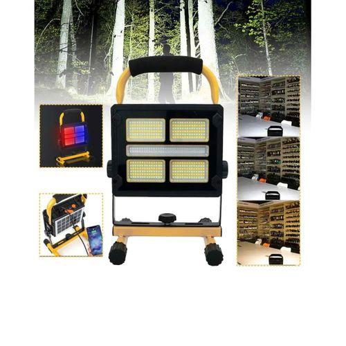 Çok Fonksiyonlu Led Projektör Kamp Lambası Solar Şarjlı Powerbank Özellikli