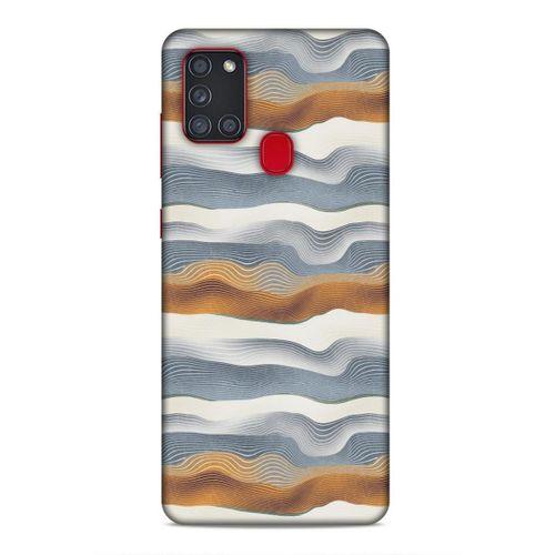 Samsung Galaxy A21s Uyumlu Kılıf Romans (14) Lansman Kılıf Beyaz Gri