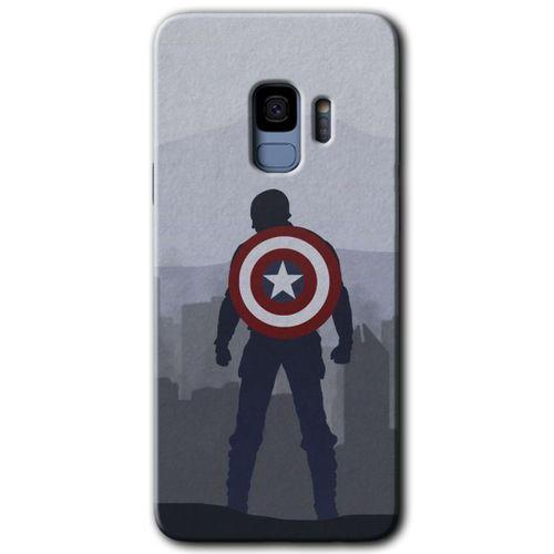Samsung Galaxy S9 Kılıf HD Desen Baskılı Arka Kapak - Captain Avenger