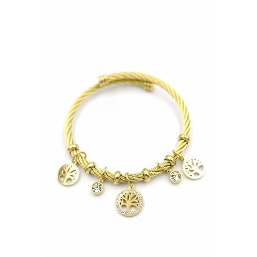 Hayat Ağacı Charm Bilezik - Altın