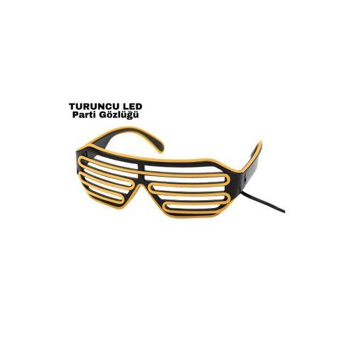Neon Gözlük Turuncu