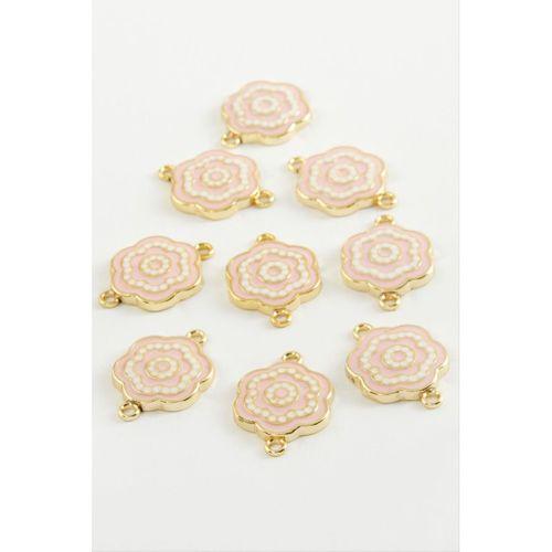 Çiçek Çift Kulplu Mineli Bileklik ve Kolye Ucu Aparatı 1 Adet