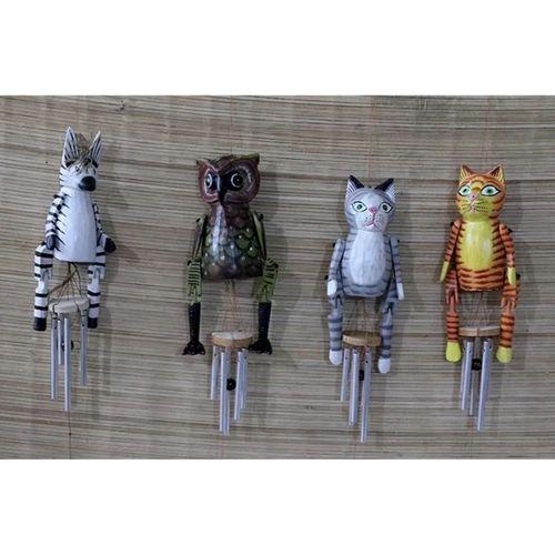 Ahşap Hayvan Figürlü Çan No:2