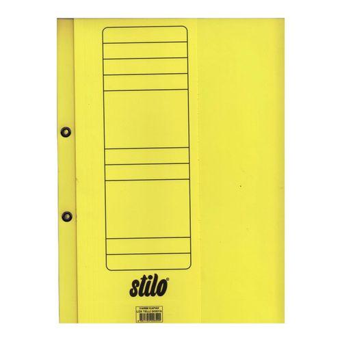 STİLO LUX YARIM KAPAK TELLİ DOSYA ( SARI ) ( 10 ADET )