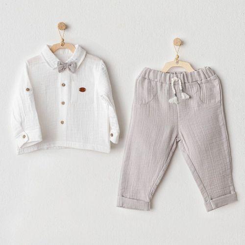 Andywawa Andywawa AC25622 Ocean İs My Happy Place 2'Li Takım Grey