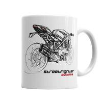 Ducati Exclusiva Streetfighter Kupa Bardak Porselen