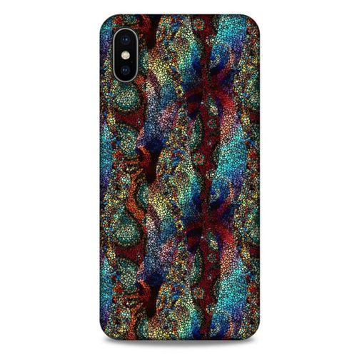 Apple iPhone XS Max Kılıf Baskılı Özel Seri Taşlı (43) Thin Fit Kılıf