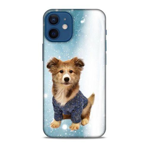 Apple iPhone 12 Mini Kılıf Köpek Kıyafetleri (27) Tasarımlı Kılıf Fino Hoodie