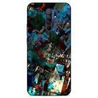 Lopard Xiaomi Redmi 9 Uyumlu Kılıf Soyut Sanat (36) Desenli Glitter Kılıf