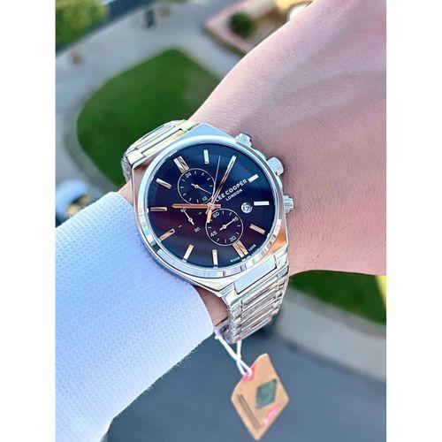 Lee Cooper Çelik Kordon İç Fonksiyonları Aktif 5 Atm Suya Dayanıklı Erkek Kol Saati ELC07835.390