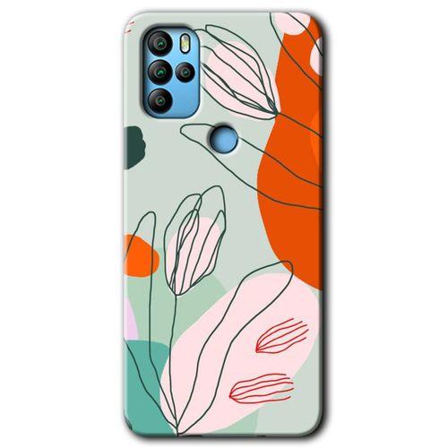 General Mobile GM 21 Pro Kılıf HD Desen Baskılı Arka Kapak - Vektör Çiçekler
