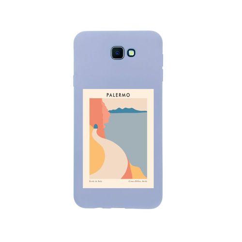 Samsung J7 Prime Palermo Premium Silikonlu Lila Telefon Kılıfı