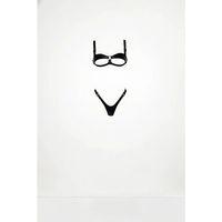 Siyah Harness Takım Deri Halka Detaylı Ayarlanabilir - Brf1382