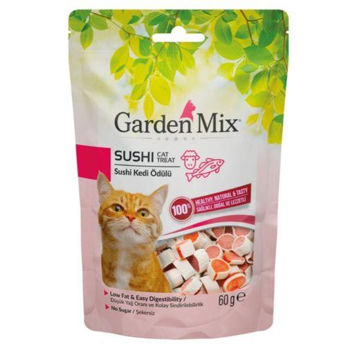Gardenmix Neo Pet Market Garden Mix Kuzulu ve Balıklı Sushi Kedi Ödülü 60 Gr
