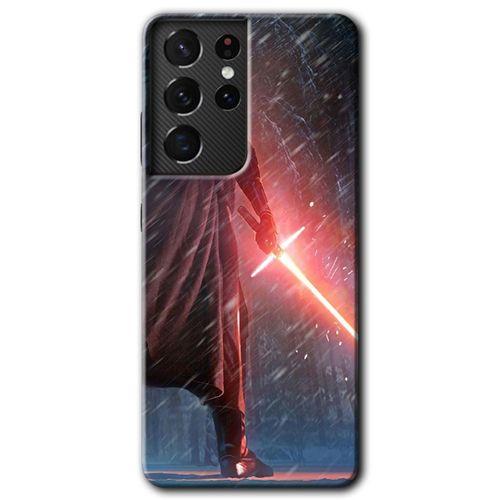 Galaxy S21 Ultra Kılıf HD Desen Baskılı Arka Kapak - Kylo Ren