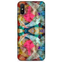 Xiaomi Redmi 9A Kılıf Pastel Renkler (10) Full Koruma Kılıfı Fuşya Yeşil