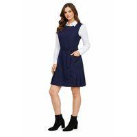 Kadın Lacivert Jile Elbise LACI-007