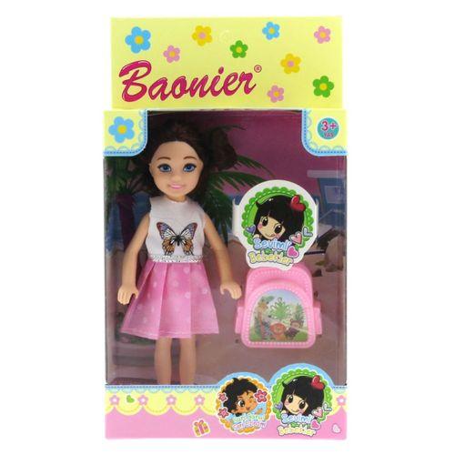 Baonier Beyaz Kelebek Elbiseli Bebeğim Seyahatte