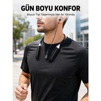 Boyun Tipi Bluetooth Kulaklık Kablosuz Mikrofonlu Uzun Kullanım Süreli Müzik Ve Telefon Görüşme Kulaklığı