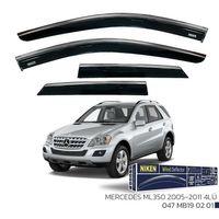 Mercedes ML350 2005-2011 - Kromlu Cam Rüzgarlığı 4Lü Parça
