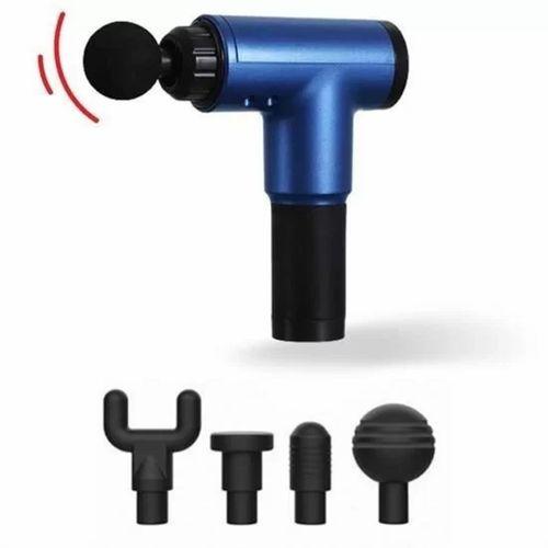 4 Başlıklı 6 Seviye Hız Ayarlı Vurmalı Kas Yoğurmalı Titreşimli Masaj Tabancası Aleti