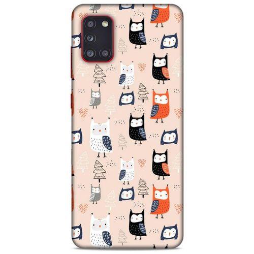 Baykuşlar (25) Desenli Silikon Kapak Telefon Kabı Samsung Galaxy A31 Kılıf