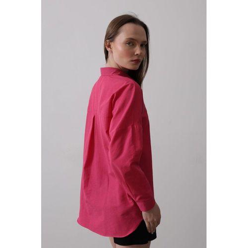 Uzun Kol Gömlek - Fuşya