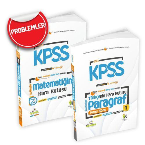 KPSS Paragraf ve Problemler Kara Kutu Konu Özetli D  Çözümlü ÖSYM Çıkmış Soru Bankası 2li Set