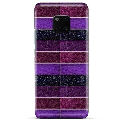 General Mobile GM 20 Kılıf Patchwork (14) Lansman Kılıf Mor Bordo
